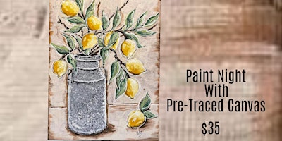 Lemons Paint and Sip in Medina | Paint Night primary image
