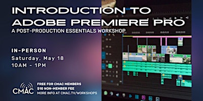Immagine principale di Workshop: Introduction to Adobe Premiere Pro 