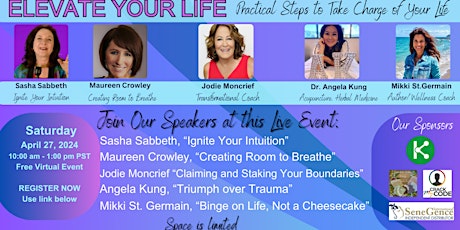 Elevate Your Life!  - Free Virtual Event