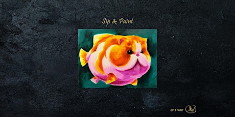 Sip and Paint: Cute Cat Fish (2pm Sat)