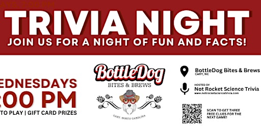 Hauptbild für Bottledog Bites & Brews Trivia Night