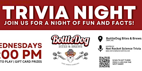 Bottledog Bites & Brews Trivia Night