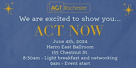 ACT NOW: Website and Data Dashboard Launch Event