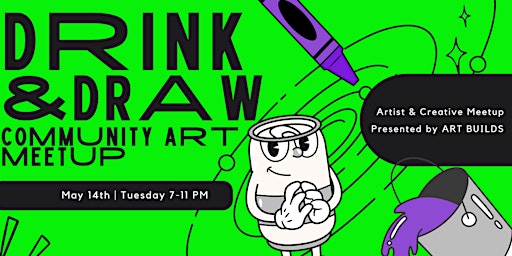 Drink & Draw Art Meet-up  primärbild