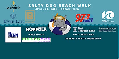 Imagem principal do evento 2024 Salty Dog Beach Walk