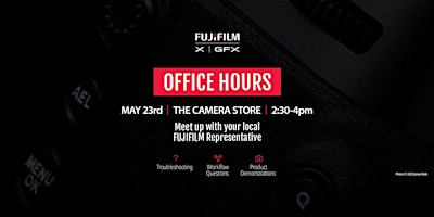 Imagem principal do evento FUJIFILM Office Hours
