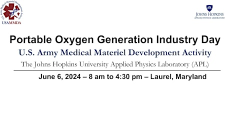 Portable Oxygen Industry Day - Government Attendees