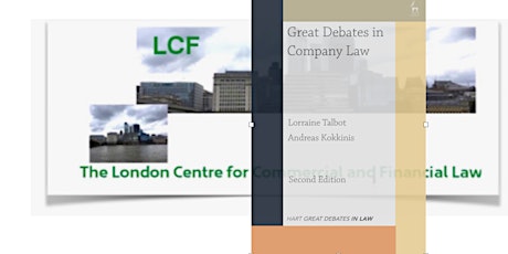 Meet the authors - "Great Debates in Company Law"