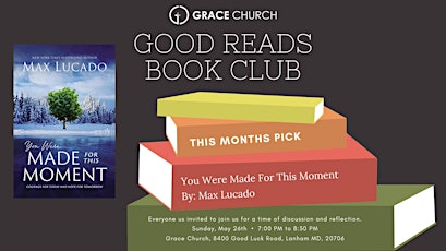 Good Read Book Club: You Were Made For This Moment