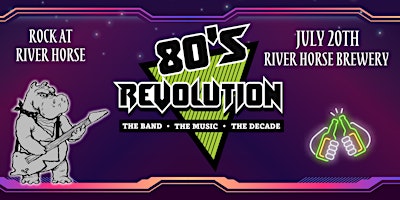 Imagem principal do evento Turn Back Time With 80's Revolution Band