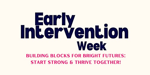 Bergen County Early's Intervention Week Event primary image