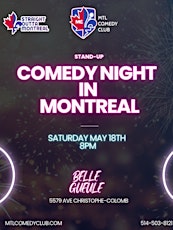 Comedy Night In Montreal ( Stand-Up Comedy ) By MTLCOMEDYCLUB.COM