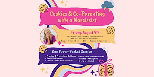 Imagem principal de Cookies &  Co-Parenting with a Narcissist