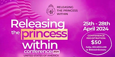 Primaire afbeelding van Releasing The Princess Within Conference 2024 - Crowned For His Glory