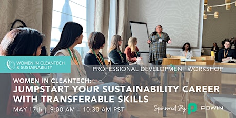 Jumpstart your Sustainability Career with Transferable Skills primary image