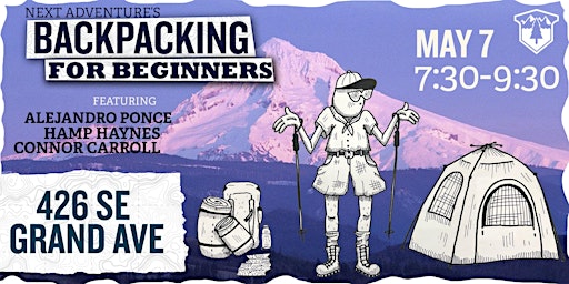 Imagem principal do evento Backpacking For Beginners!