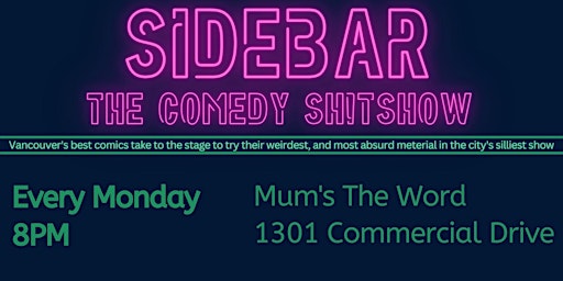 Imagem principal de Sidebar: The Comedy Sh!tshow