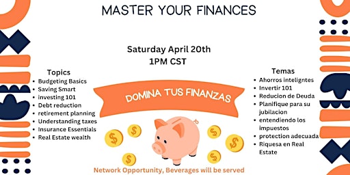 Hauptbild für Master Your Finances | Donina Tus Finanzas