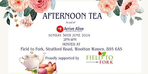 Afternoon Tea at Field to Fork primary image