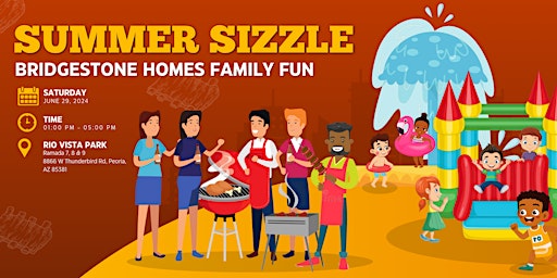 Imagem principal do evento Summer Sizzle: Bridgestone Homes Family Fun