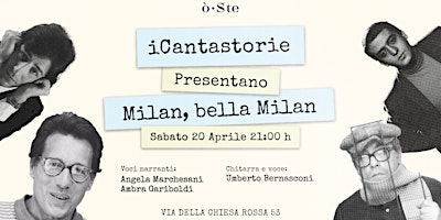 Image principale de iCantastorie "Milan, bella Milan"