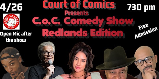 Image principale de CoC Comedy Show Redlands Edition