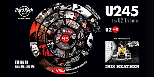 Imagem principal do evento U245 (Tribute to U2)