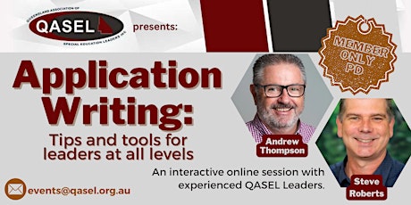Preparing a written application - Tips and Tools for leaders of all levels