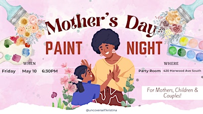 Paint Night For Mothers, Children & Couples