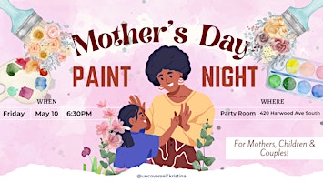 Primaire afbeelding van Paint Night For Mothers, Children & Couples