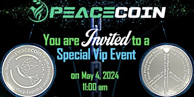 Image principale de Peacecoin VIP Event