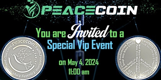 Imagem principal de Peacecoin VIP Event