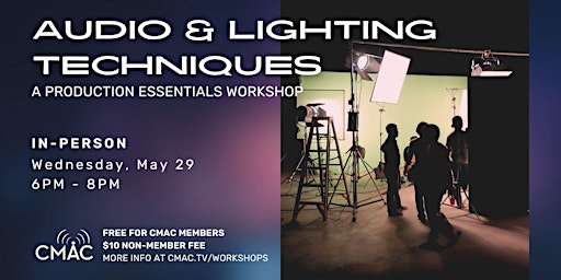 Primaire afbeelding van Workshop: Audio & Lighting Techniques