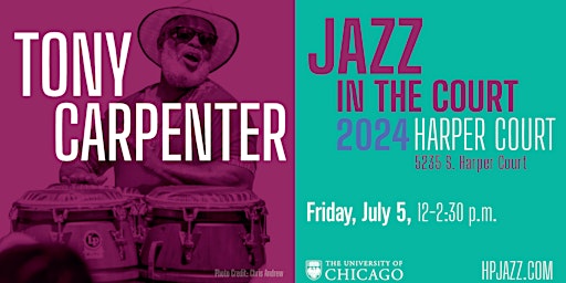 Jazz in the Court - Tony Carpenter primary image