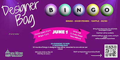 Imagem principal do evento Designer Bag Bingo