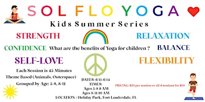 Imagem principal do evento Kids Yoga Summer Series