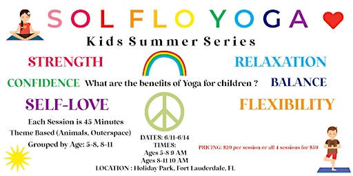 Immagine principale di Kids Yoga Summer Series 
