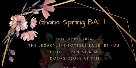 Ghana Spring Ball - Dinner dance