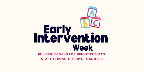 Bergen County Early's Intervention Week Event