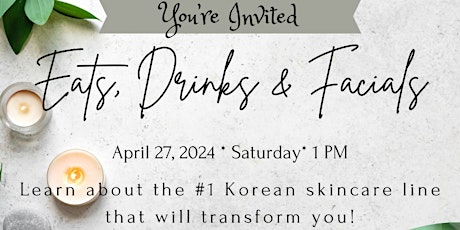 Try Korea's #1 Skincare Line FREE Guided Facial!