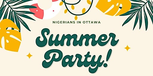 Nigerians in Ottawa Summer Party primary image