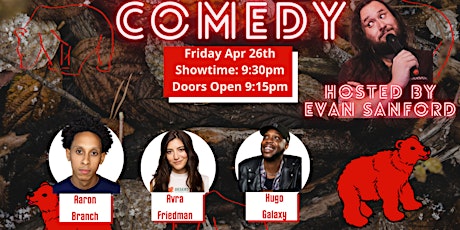 FRIDAY STANDUP COMEDY SHOW: BIG AND HAIRY SHOW @THE HOLLYWOOD COMEDY