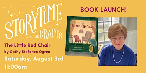 Imagem principal do evento "THE LITTLE RED CHAIR" Storytime