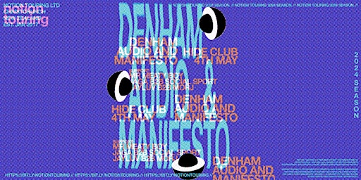 Imagem principal do evento Denham Audio and Manifesto - Christchurch show