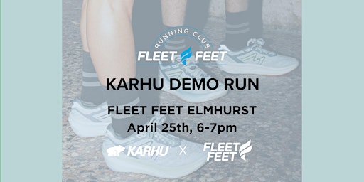 Imagem principal do evento Fleet Feet Elmhurst: Karhu Demo Run