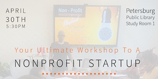 Your Ultimate Workshop to a Nonprofit Startup primary image