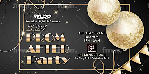 Imagen principal de 2024 Prom After Party @The Drink Uptown - All Ages "Non Alcoholic Event"