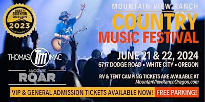Primaire afbeelding van 6th Annual Mountain View Ranch Country Music Festival 2024