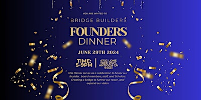 Imagen principal de Bridge Builders Founders' Dinner