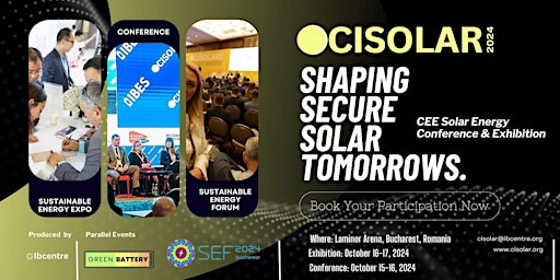 Imagem principal do evento CISOLAR 2024, SOLAR ENERGY EXPO & CONFERENCE
